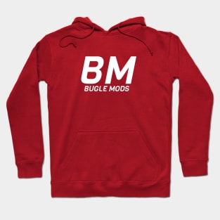 Bugle Mods Logo (White) Hoodie